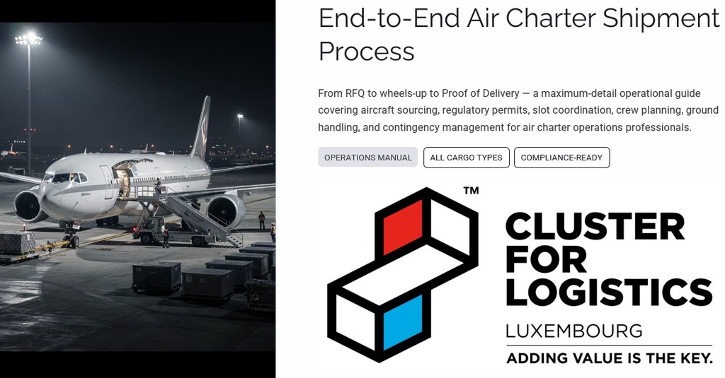 End to End Air-Charter-Shipment-Process