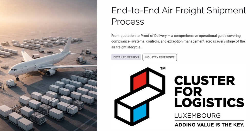 End to End Air-Freight-Shipment-Process