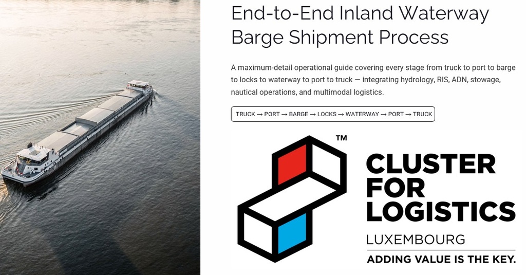 End to End Inland-Waterway-Barge-Shipment-Process
