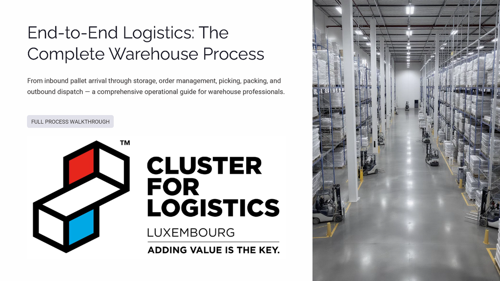 End to End Logistics-The-Complete-Warehouse-Process