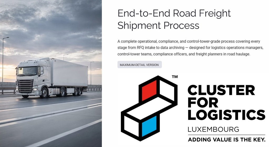 End to End Road-Freight-Shipment-Process