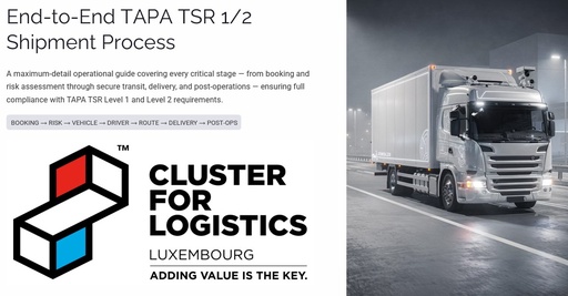 End to End TAPA-TSR-1/2-Shipment-Process